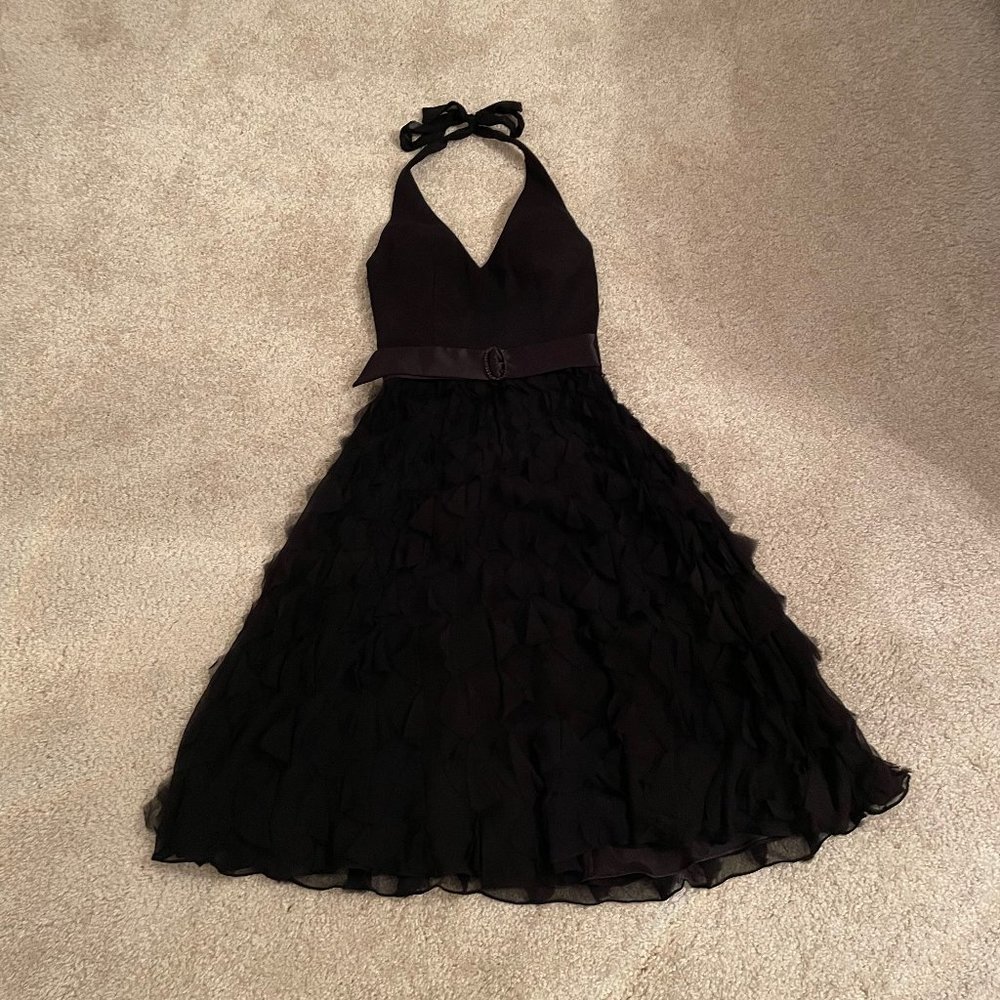 Black Silk Dress